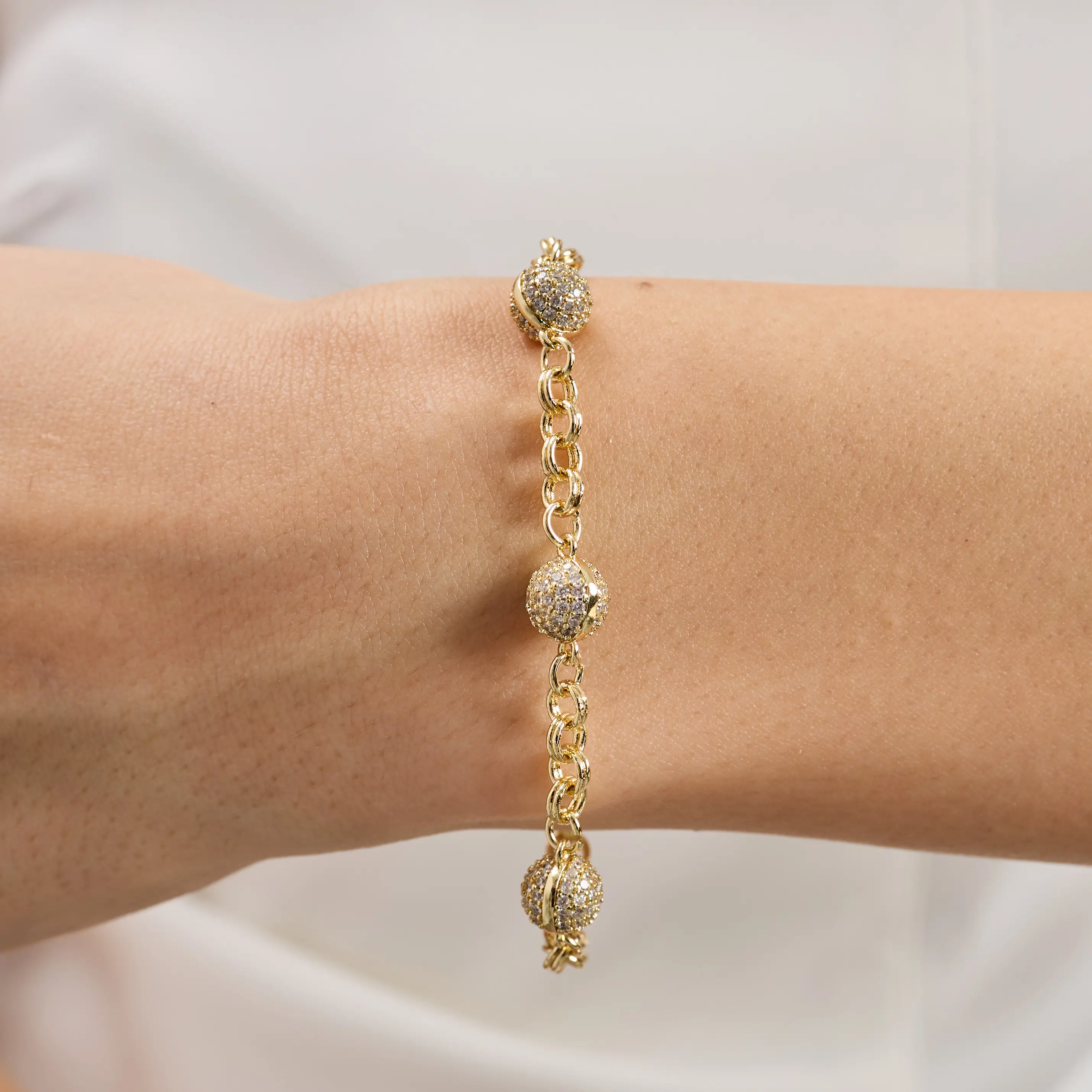 14 Ayar Rengi 3 Toplu Model Bileklik