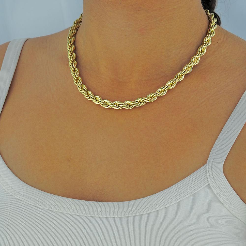 Maral 14 ayar altın kalın tek burgu kolye