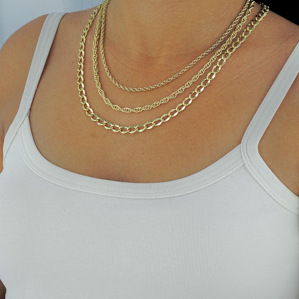 Maral 14 ayar altın rengi soft shine kolye