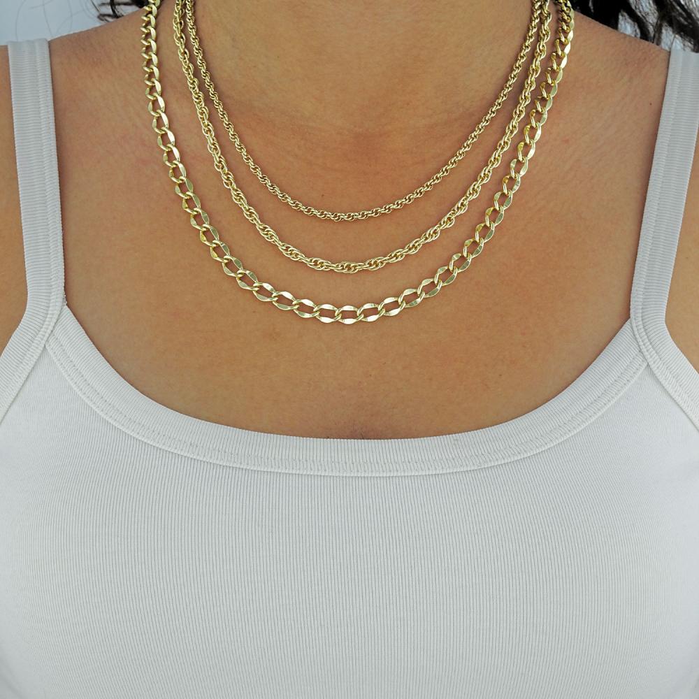 Maral 14 ayar altın rengi soft shine kolye