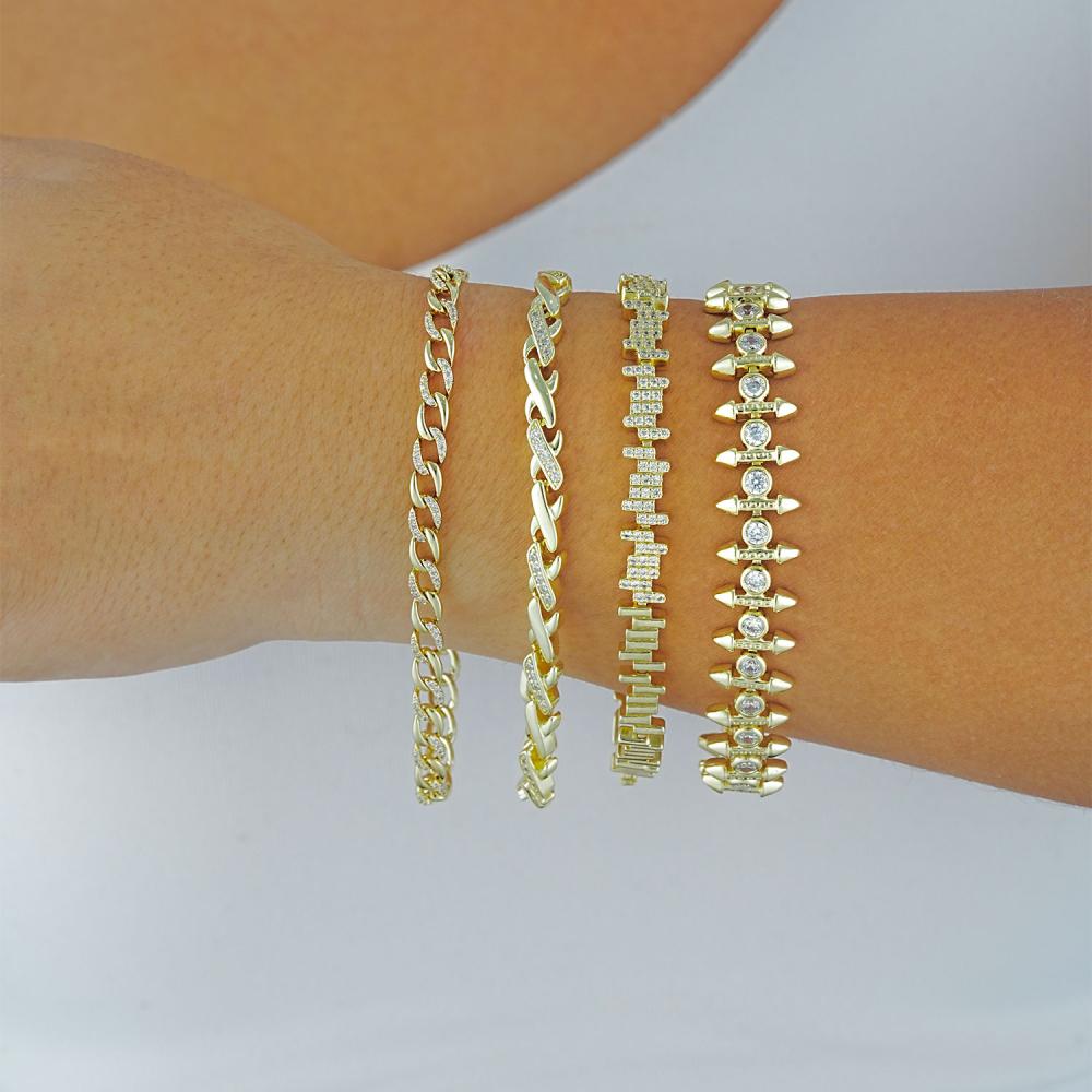 Maral 14 ayar altın rengi sonsuzluk bileklik