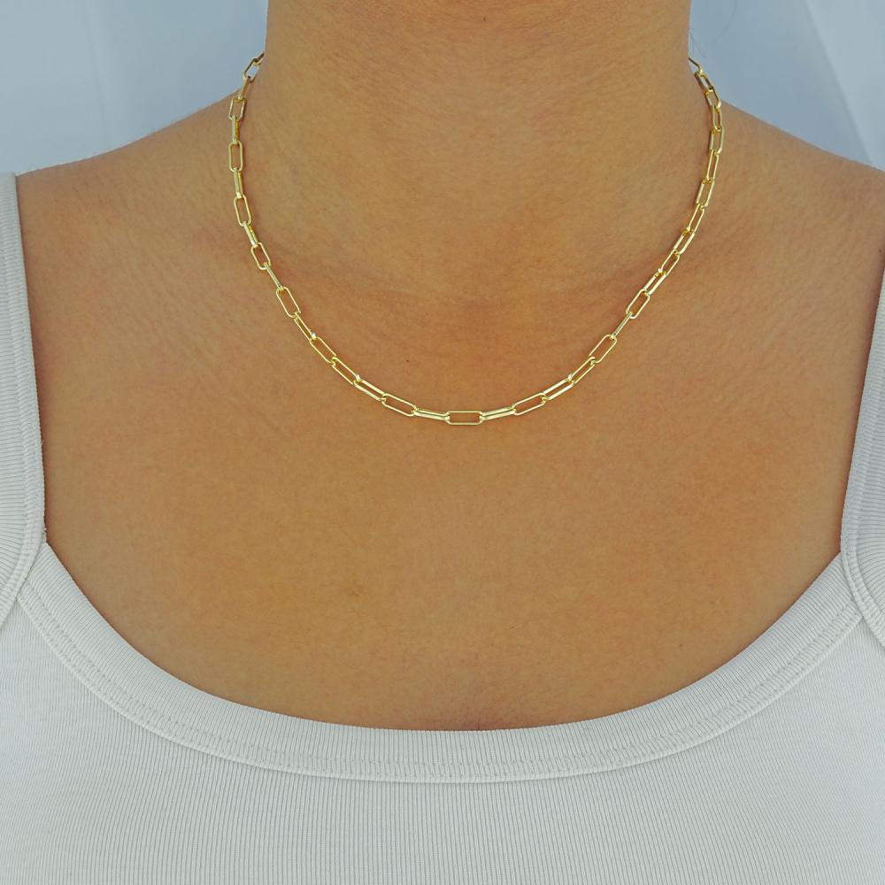 Maral 14 ayar altın rengi tek ataç kolye